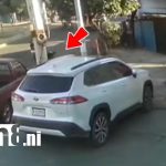 Foto: Delincuente captado robando espejo en el Jonathan González /TN8