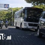 Foto: Peligrosa maniobra de una Ruta 118 en Managua / TN8