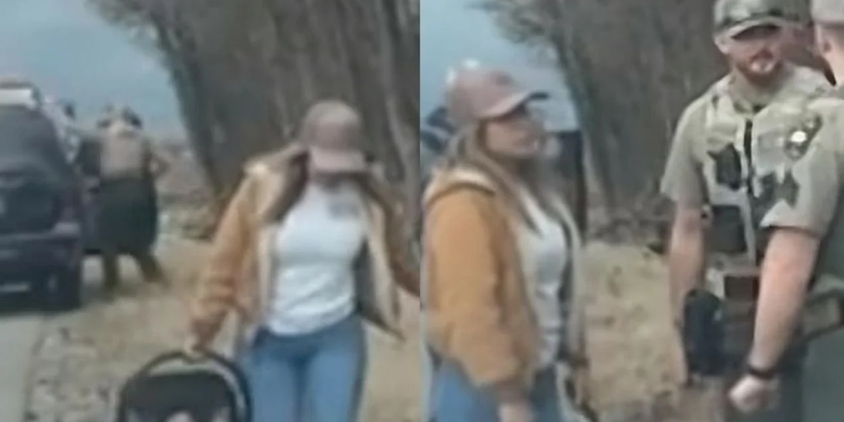 Foto: ICE detiene a padre y deja a su bebé sola en carretera /Cortesía