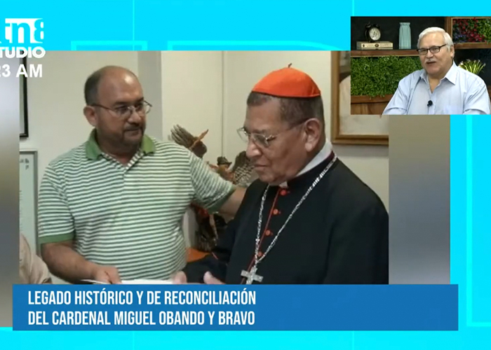 Foto: Obando y Bravo: una vida dedicada al perdón, al diálogo y al bien común /TN8