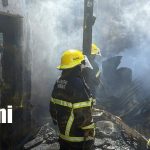 Foto: Fuerte incendio en una vivienda de Juigalpa / TN8