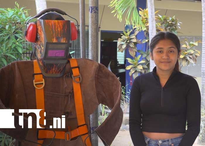 Foto: Cindy Ponce, estudiante del Tecnológico de Ocotal / TN8
