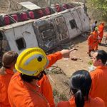 Foto: Volcadura de autobús deja 15 muertos en Brasil /Cortesía
