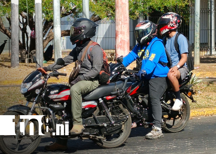 Foto: Campaña mediática dirigida a motociclistas en Nicaragua / TN8