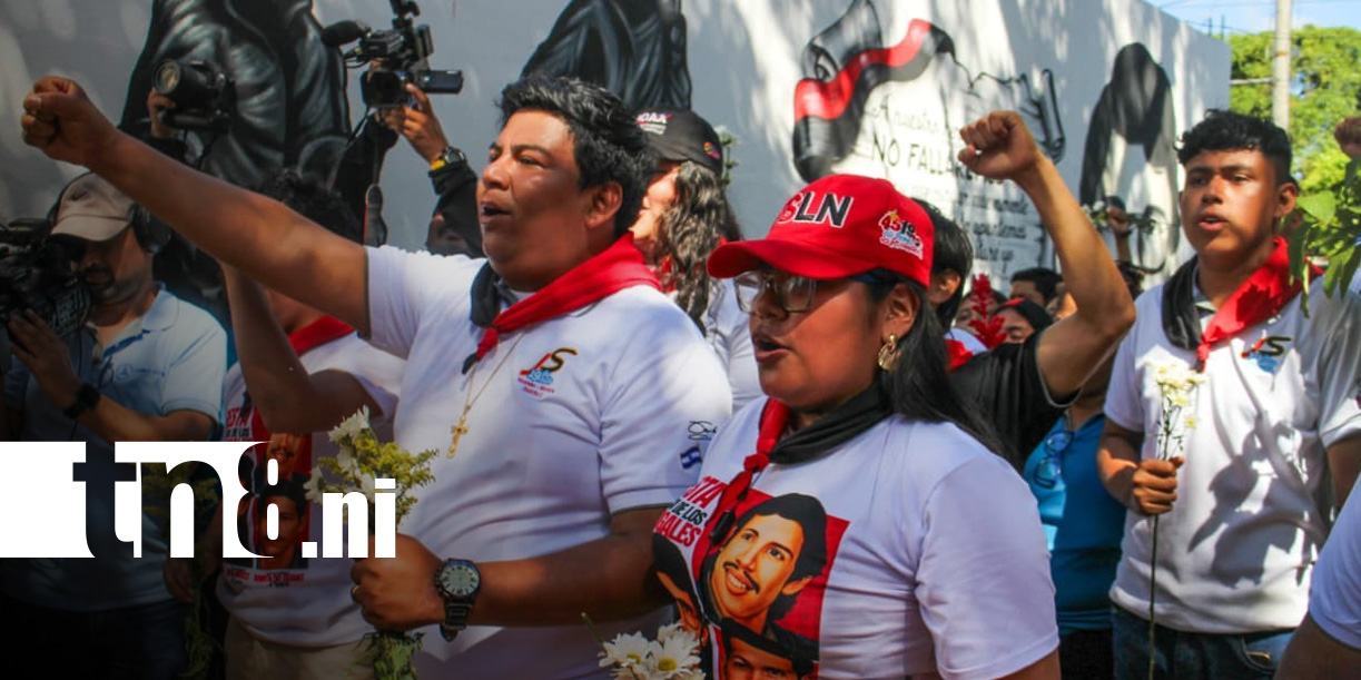 Foto: Masaya rinde homenaje a los Héroes y Mártires de Los Sabogales /TN8
