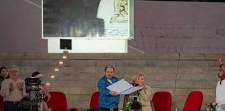 Foto: CoPresidentes Daniel Ortega y Rosario Murillo en Acto de entrega de la Medalla de la Reconciliación y la Paz en Nicaragua / TN8