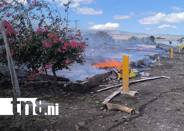 Foto: Incendio en fábrica de tabaco en Estelí / TN8