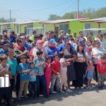 Foto: Alegría para familias de la comunidad El Vivero, San Rafael del Sur, por nuevas casas / TN8