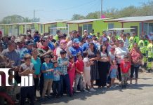 Foto: Alegría para familias de la comunidad El Vivero, San Rafael del Sur, por nuevas casas / TN8
