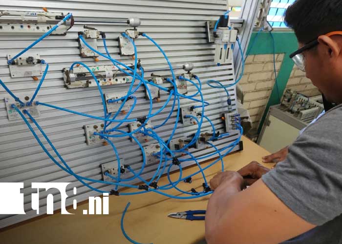 Foto: Mantenimiento industrial en alta demanda desde los Centros Tecnológicos de Nicaragua / TN8