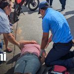 Foto: Accidente de tránsito en la Rotonda Cristo Rey, Managua / TN8