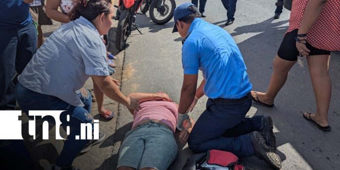 Foto: Accidente de tránsito en la Rotonda Cristo Rey, Managua / TN8 Foto: Accidente de tránsito en la Rotonda Cristo Rey, Managua / TN8