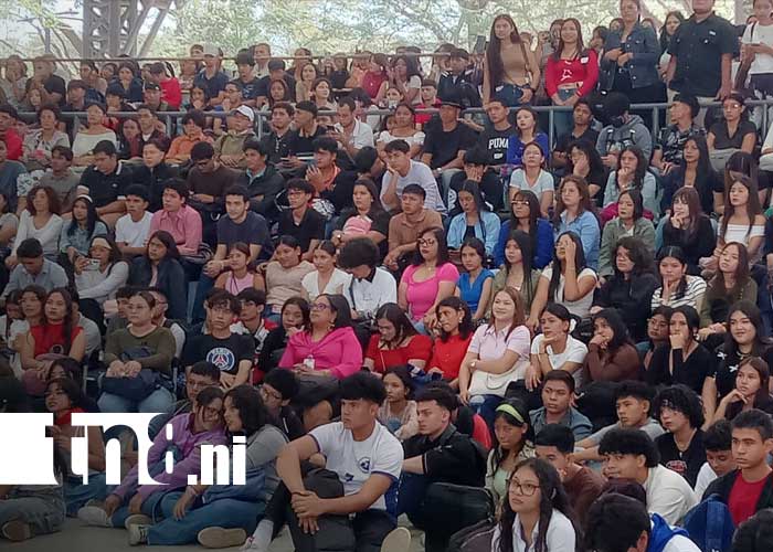 Foto: Bienvenida a los Nuevo Ingreso de la UNAN Managua / TN8
