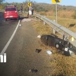 Trágico: Confirman muerte de menor herida en accidente en La Paz Centro Foto: Trágico accidente cobra vida de una adolescente en La Paz Centro / TN8