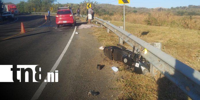 Foto: Trágico accidente cobra vida de una adolescente en La Paz Centro / TN8