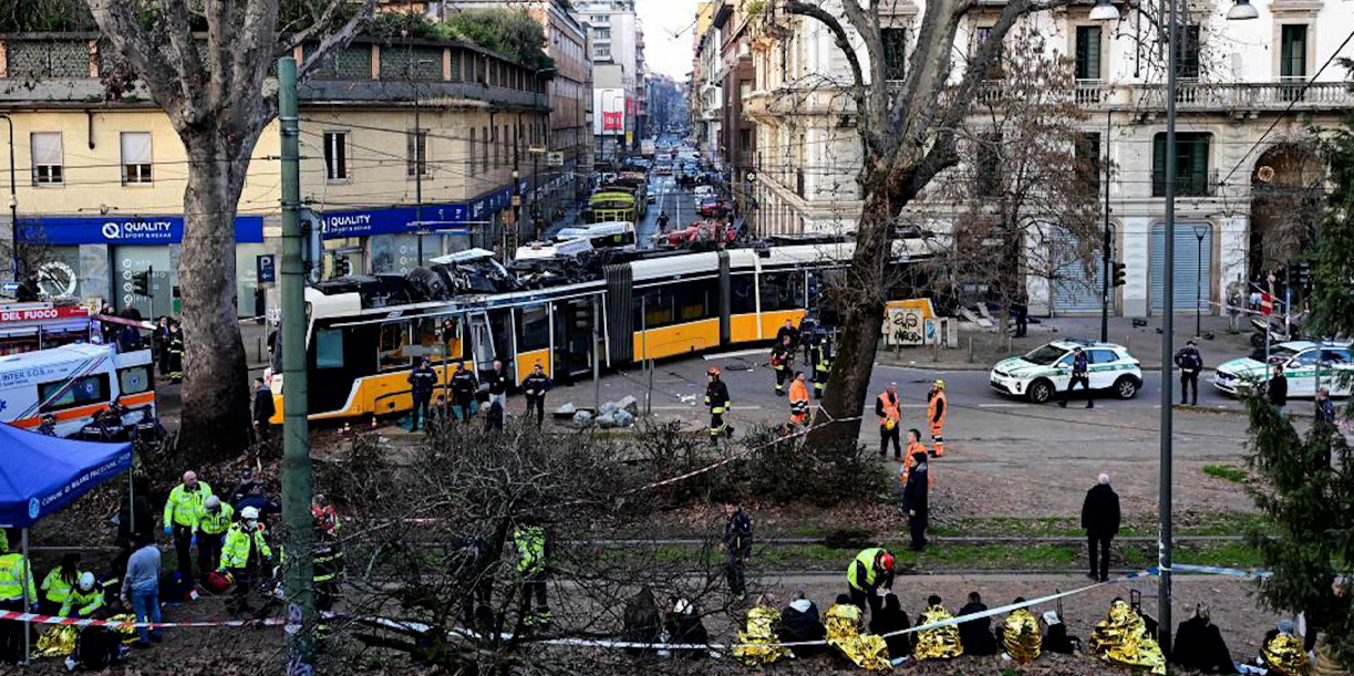 Foto: Tranvía pierde control y deja múltiples víctimas en Italia /Cortesía