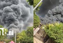 Foto: Voraz incendio consume bodega de electrodomésticos en Chichigalpa /TN8