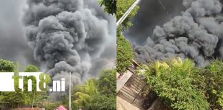 Foto: Voraz incendio consume bodega de electrodomésticos en Chichigalpa /TN8