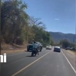 Foto: Motociclista presuntamente ebrio pone en riesgo a conductores y peatones en Rivas/TN8