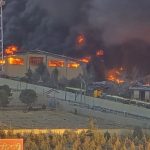 Foto: Fuego y humo en Teherán tras ofensiva israelí/ Cortesía