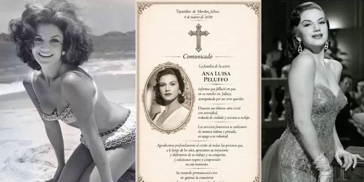 Foto: Fallece Ana Luisa Peluffo, estrella de México/Cortesía