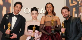 Foto: Oscar 2026: Adrien Brody, Zoe Saldaña y más en la lista de presentadores/Cortesía