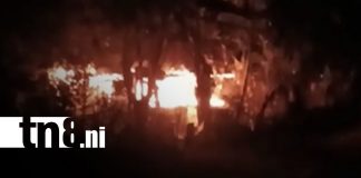 Foto: Incendio consume vivienda en Villa El Carmen/TN8