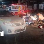 Giro indebido provoca accidente y deja dos motociclistas lesionados en Linda Vista Foto: Giro indebido provoca accidente y deja dos motociclistas lesionados en Linda Vista/TN8