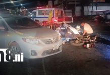 Giro indebido provoca accidente y deja dos motociclistas lesionados en Linda Vista Foto: Giro indebido provoca accidente y deja dos motociclistas lesionados en Linda Vista/TN8