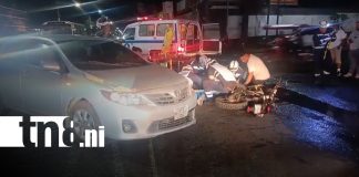 Foto: Giro indebido provoca accidente y deja dos motociclistas lesionados en Linda Vista/TN8