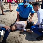 Foto: Tragedia en la playa Miramar, León /TN8