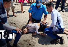 Foto: Tragedia en la playa Miramar, León /TN8