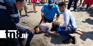 Foto: Tragedia en la playa Miramar, León /TN8
