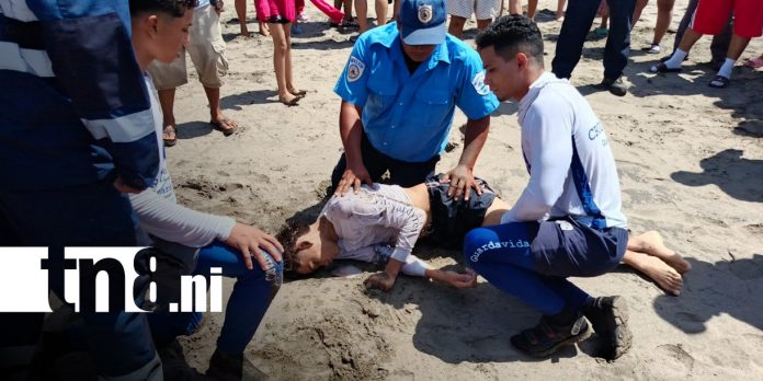 Foto: Tragedia en la playa Miramar, León /TN8