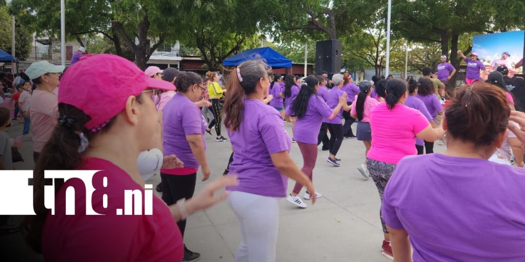 Foto: Alcaldía de Managua celebra el Día de la Mujer con emotivo Zumbatón/TN8