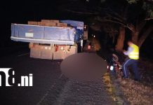 Motociclista fallece en trágico accidente de tránsito en Acoyapa, Chontales Foto: Motociclista fallece en trágico accidente de tránsito en Acoyapa, Chontales/TN8
