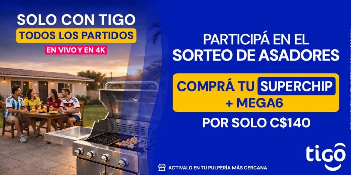 Foto: Con tu SuperChip Tigo participa en “Ganá este verano” y gana un asador / Cortesía