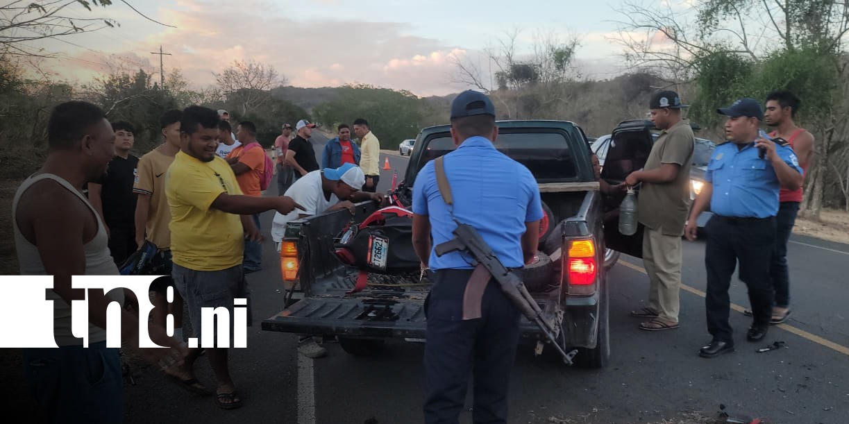 Foto: Accidente en Boaco deja menor fallecido tras choque de motocicleta/TN8