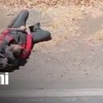 Cuatro personas lesionadas tras choque de motocicletas en carretera vieja a Tipitapa Foto: Motocicletas chocan en carretera vieja a Tipitapa: 4 lesionados/TN8