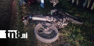 Foto: Motociclista lesionado en accidente en jalapa/TN8