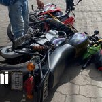Foto: Accidente entre motocicletas deja heridos en Juigalpa/TN8