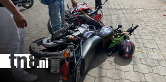 Foto: Accidente entre motocicletas deja heridos en Juigalpa/TN8