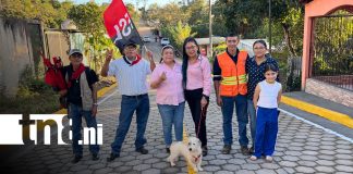 Foto: Adoquinado mejora calles en La Libertad, Chontales/TN8