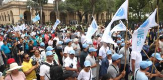 Foto: Movilización en Paraguay /cortesía