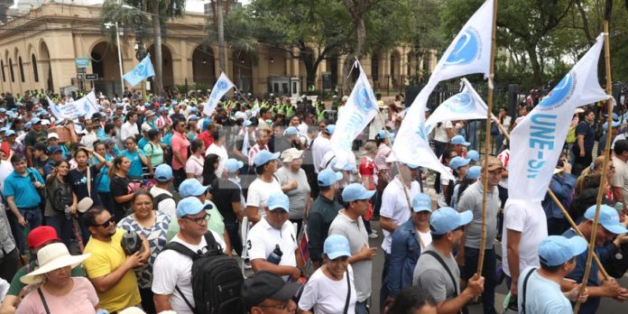 Foto: Movilización en Paraguay /cortesía