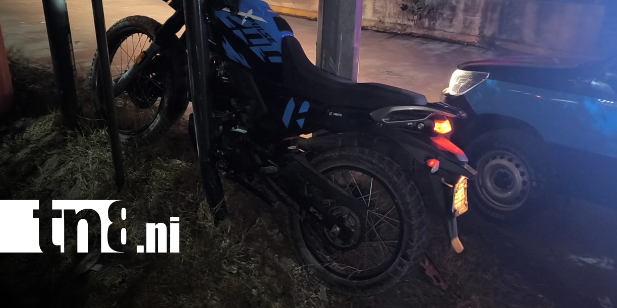 Foto: Motociclista sobrevive milagrosamente tras violento accidente en Estelí/TN8