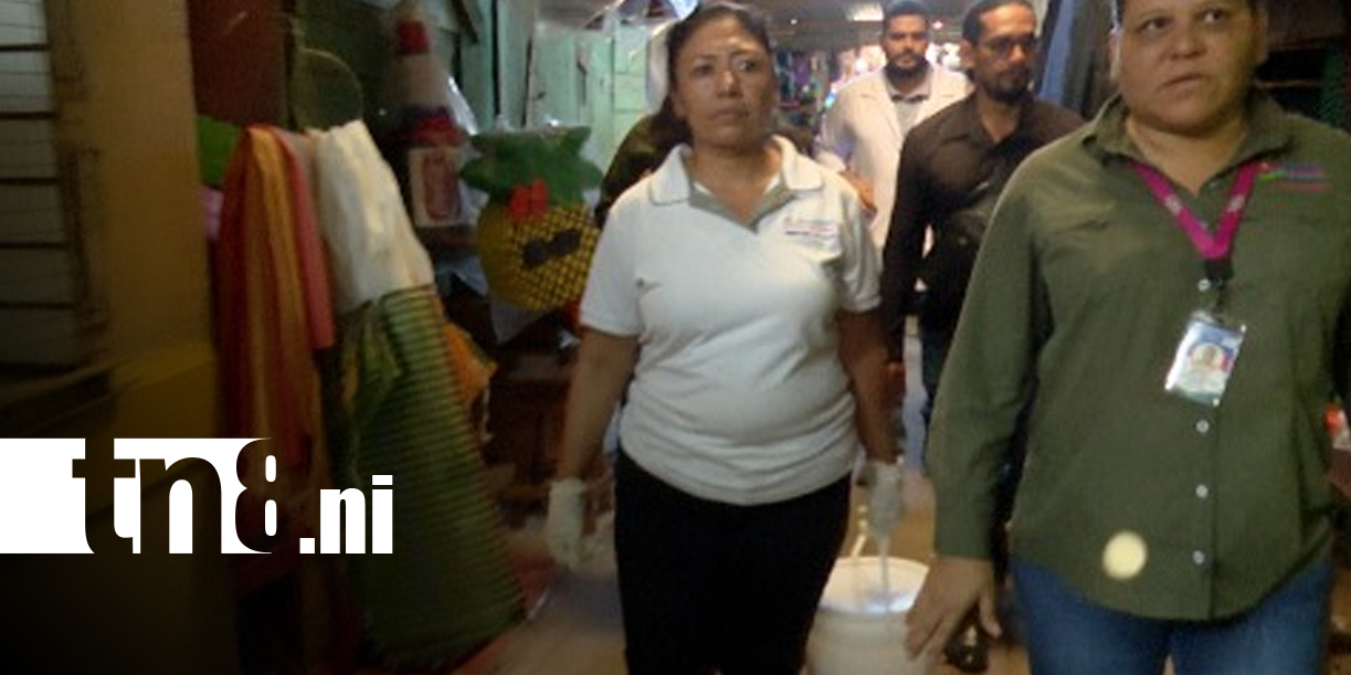 Foto: Jornada de desratización en mercado Israel Lewite de Managua/TN8