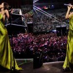 Foto:Danna sorprende con “La gata bajo la lluvia” en vivo/Cortesía