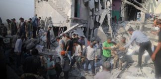 Foto: Bombardeo en Minab, Irán /cortesía
