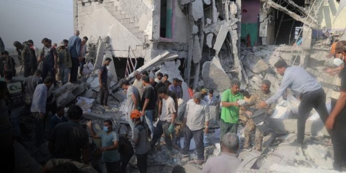 Foto: Bombardeo en Minab, Irán /cortesía
